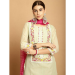 Picture of Exquisite Chiffon Tan Readymade Salwar Kameez