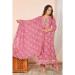 Picture of Rayon & Cotton Light Coral Readymade Salwar Kameez