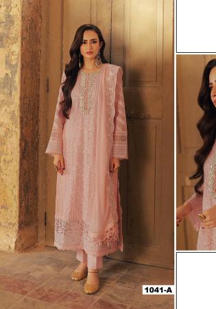 Picture of Ravishing Georgette Tan Straight Cut Salwar Kameez