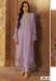 Picture of Georgette Dim Gray Straight Cut Salwar Kameez