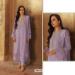 Picture of Georgette Dim Gray Straight Cut Salwar Kameez