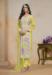 Picture of Organza Burly Wood Straight Cut Salwar Kameez