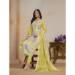 Picture of Organza Burly Wood Straight Cut Salwar Kameez