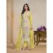 Picture of Organza Burly Wood Straight Cut Salwar Kameez