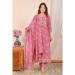 Picture of Rayon & Cotton Maroon Readymade Salwar Kameez