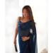 Picture of Amazing Georgette Midnight Blue Saree