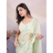 Picture of Bewitching Net Off White Saree