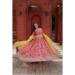 Picture of Exquisite Organza Burly Wood Lehenga Choli