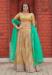 Picture of Shapely Organza Dark Khaki Lehenga Choli