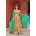 Picture of Shapely Organza Dark Khaki Lehenga Choli