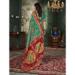 Picture of Beauteous Silk Teal Saree