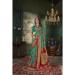 Picture of Beauteous Silk Teal Saree