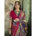 Picture of Comely Silk Crimson Saree