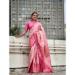 Picture of Pretty Silk Pink Saree