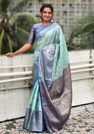 Picture of Superb Silk Slate Grey Saree