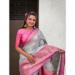 Picture of Comely Silk Light Slate Grey Saree