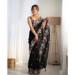 Picture of Alluring Georgette Black Saree