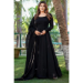 Picture of Sightly Georgette Black Readymade Gown