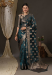 Picture of Pretty Cotton & Silk & Organza Dark Blue Saree