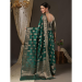 Picture of Cotton & Silk & Organza Dark Slate Grey Saree