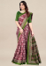 Picture of Magnificent Silk Dark Olive Green Saree