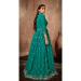 Picture of Exquisite Georgette Teal Readymade Gown