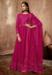 Picture of Elegant Georgette Medium Violet Red Readymade Gown