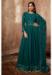 Picture of Marvelous Georgette Teal Readymade Gown