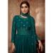 Picture of Marvelous Georgette Teal Readymade Gown