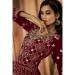 Picture of Splendid Georgette Maroon Readymade Gown