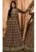 Picture of Sightly Georgette Saddle Brown Readymade Gown