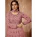 Picture of Magnificent Georgette Rosy Brown Readymade Gown