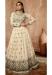 Picture of Elegant Georgette Floral White Readymade Gown