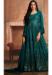 Picture of Graceful Georgette Teal Readymade Gown