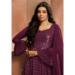 Picture of Alluring Georgette Purple Readymade Gown