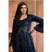 Picture of Pleasing Georgette Midnight Blue Readymade Gown