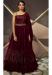 Picture of Admirable Georgette Maroon Readymade Gown