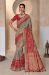 Picture of Bewitching Silk Grey Saree