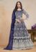 Picture of Pleasing Net Midnight Blue Party Wear Gown