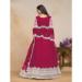 Picture of Splendid Net Deep Pink Party Wear Gown