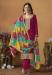 Picture of Chiffon & Silk Light Coral Straight Cut Salwar Kameez