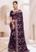 Picture of Radiant Georgette Purple Saree