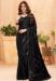 Picture of Delightful Georgette Black Saree