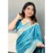 Picture of Charming Silk Midnight Blue Saree