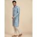 Picture of Classy Rayon Cadet Blue Kurtas