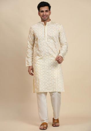 Picture of Admirable Rayon Beige Kurtas