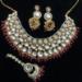 Picture of Delightful Maroon Necklace Set