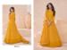 Picture of Georgette Dark Golden Rod Anarkali Salwar Kameez