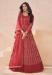 Picture of Well Formed Georgette Brown Anarkali Salwar Kameez