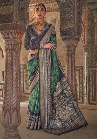 Picture of Resplendent Silk Dim Gray Saree